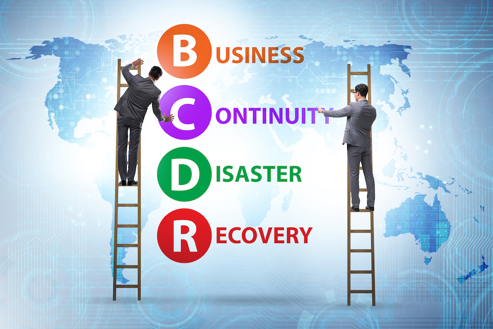 Business continuity and disaster recovery concept